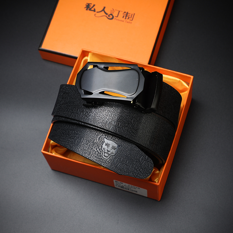 款耐磨压花纹理品质皮带